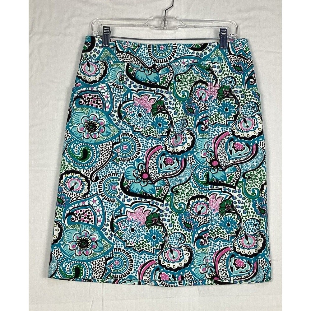 Island Republic Skirt Women's Size 8 Paisley Tropical Print Resort Beach‎
